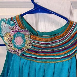 Judith March Embroidered Knee-Length Dress